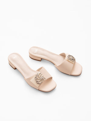 BILLIE Heeled Slides