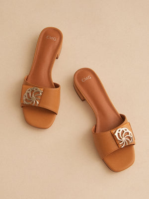 BILLIE Heeled Slides